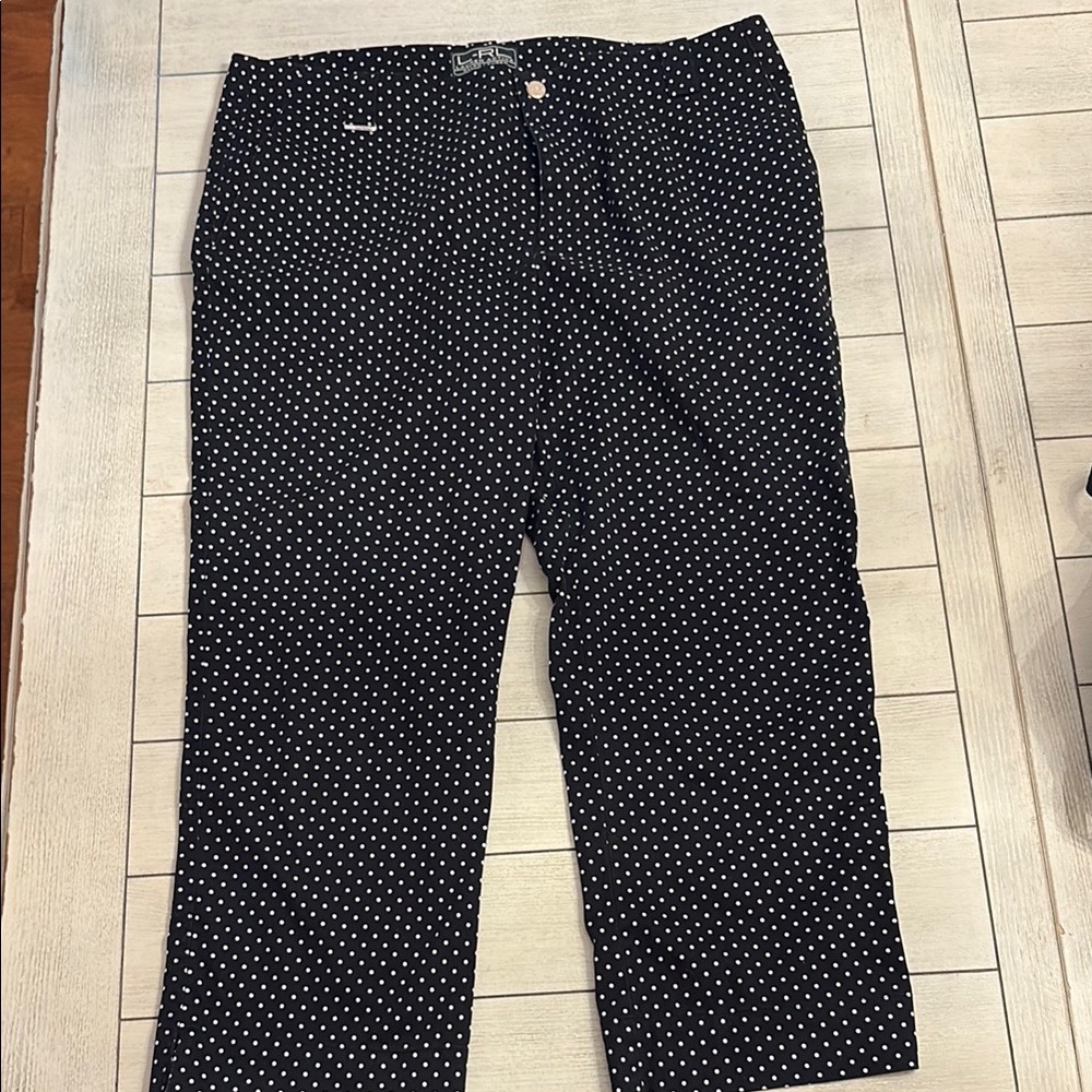 Black and White Polka Dot Pants